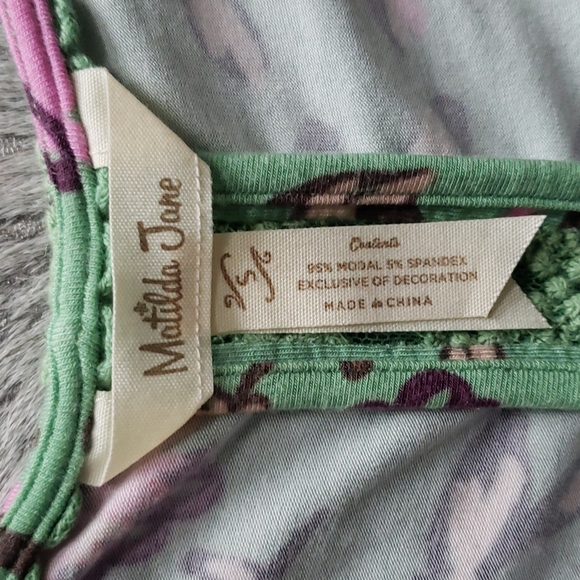 Matilda Jane Weekend Away Tank Top Floral SzS - Picture 3 of 5